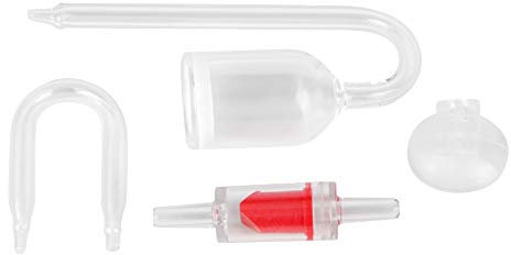 Co2-Diffusor, Co2-Refiner-Diffusor mit U-förmigem Rohr, Aquarium-Rückschlagventil, Aquarium-Co2-Regler, Rückschlagventil-Set für Wasserpflanzen, Aquarien