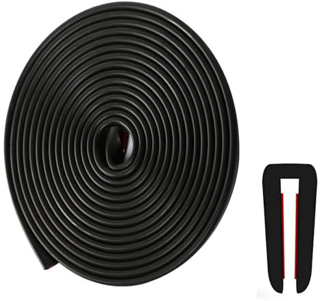 Kantenschutz Autotür 4m Kantenschutz Gummi Autokantenschutzleiste U-förmiger Autoklappen-Türkantenschutz Gummidichtung Autokantenverkleidung Geeignet für SUV-Limousine MPV und die Meisten Modelle