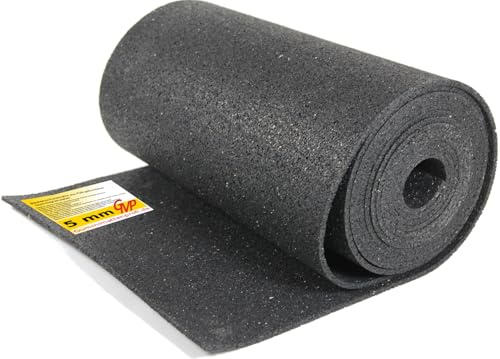 Tapis de protection de construction en granulés de caoutchouc 5 mm 1000 mm x 2 m