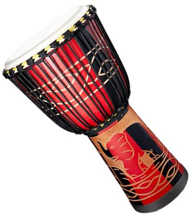 Bongo-Trommeln für Kinder, afrikanisches Schlagzeug für Kinder - 8-Zoll-Hand-Drum, mehrfarbig, afrikanisch, Musikinstrumente, künstlerische Musikdekorationen für Spectrac