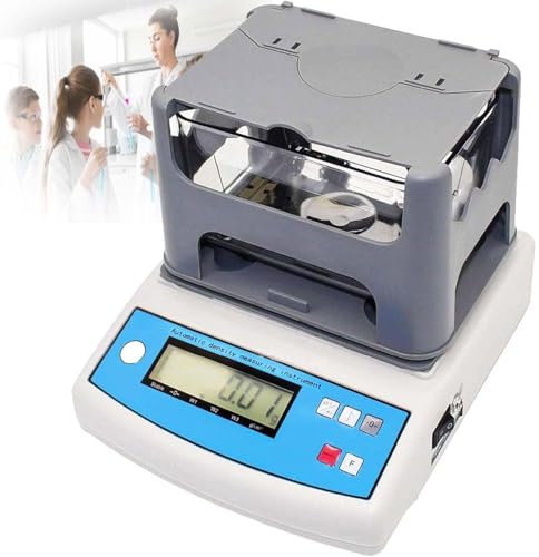 Elektronisches Dichtemessgerät,Messgerät Für Digitale Feststoffdichte Partikeldensitometer, Lcd-Anzeige,Analyse 0.001 G/Cm³ Für Industrielle Laborgeräte,600g