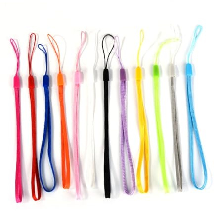 GARIOUANS 100pièces Lot Dragonnes Poignet Colorées Pour Clés Usb Téléphone Porte-badge Nom Sangle Solide Confortable Adaptable Adulte