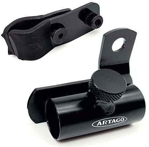 ARTAGO K502 Universal Bügelschloss Halterung (Metall) an Rohren oder Schrauben für Fahrrad und Motorrad