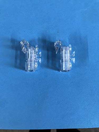 PACK OF 2 VENETIAN BLIND VALENCE CLIPS FOR WOODEN BLINDS