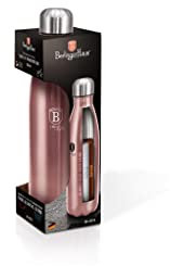 Berlinger Haus I-Rose Edition Flacon isotherme en forme de bouteille 0,5L, I-Rose Edition BH/6373 en acier inoxydable 18/8