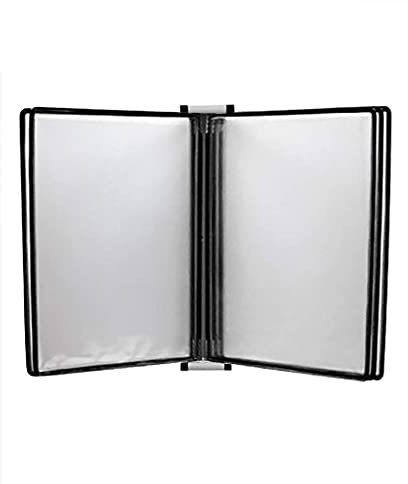 Display Units Flip Folder, A4 Wandbehang Präsentationsbuch, 5 Taschen Präsentations-Projektmappe für Dateien, (3 Farben)