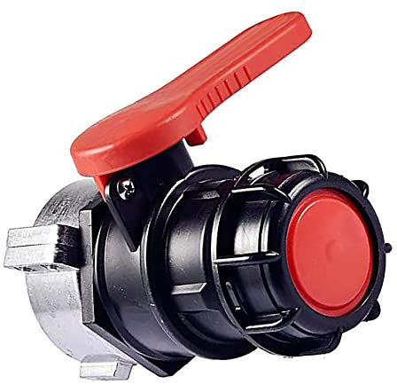 WANGCL IBC Tank Ball Valve Adapter - Universal Faucet Outlet Valve for IBC Container Water Tank Rain Barrel Canister - DN50 75mm