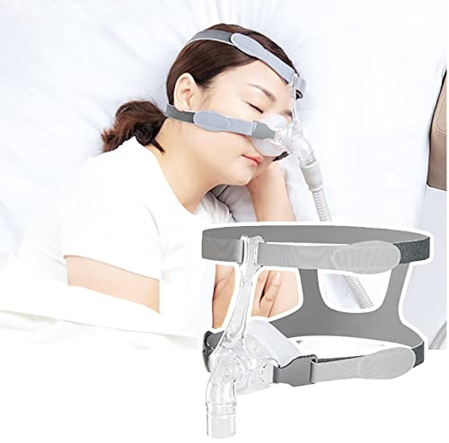 Universal Full Face Mask, Detachable Design, with Adjustable Headgear, Silicone Pad/Comfortable and Lightweight, for Different Face Shapes,L