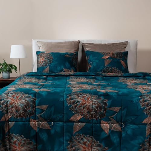 Zelesta Wonderbed Waschbare Bettdecke ohne bezug – Bettdecke & Bezug in einem | Waschbar & Trocknergeeignet | Antiallergisch, Atmungsaktiv & Temperaturregulierend (200x200 cm)