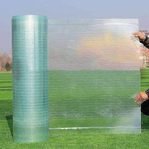Dachplatten aus Polycarbonat Polycarbonat-Dachplatte, 0,8 mm Polycarbonat-Platten, Sunshine Board, Schuppenabdeckung, transparente Isolierung, Tageslicht-Paneele, für Gewächshaus, Markisenschutz im F