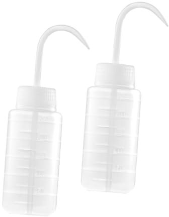 OKUMEYR 2stücke Leere Sprühflasche Nachfüllbar Haarfärbeflasche Transparente Flasche Mit Düse Für Flüssigkeiten Like Shampoo Und Lotion