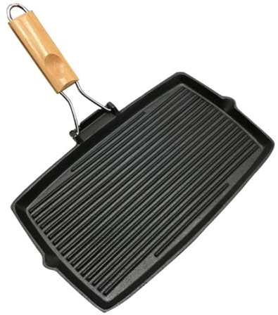 GRADENEVE Gusseisen Kochgeschirr Gourmet Pfanne Antihaft Bratpfanne Outdoor Pfanne