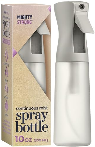 10 OZ Continuous Spray Bottles - Ultra Fine Mist Sprayer | Water Spray Bottle For Hair Stuff, Mister Spray Bottle For Plants Mister | Hair Spray Bottles For Hairstyling, Cleaning, Salons