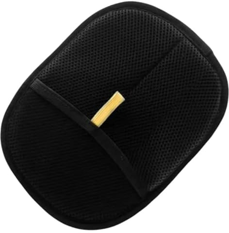 Elektrostatischer Fellpflege-Handschuh für Haustiere, Schwarz, Universell Einsetzbar für Katzen und Hunde, Möbel und Textilien (Standard, 1, stück)