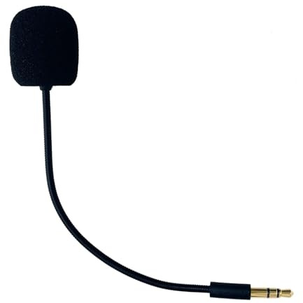 SPTSSWET Ersatz Universal Mikrofon 3,5mm 3-Pol für Diktiergerät,Kopfhörern,Tablet,Laptop Abnehmbares Mikrofon mit Geräuschunterdrückung Professionelle Klangqualität Kristallklarer Sound Ra
