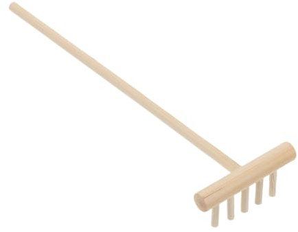 VANZACK Mini Râteau pour Bac à Sable Outil de Jardinage Petit Râteau Manuel pour Table à Sable pour Jardinage