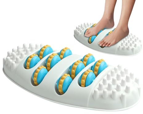 Rouleau de massage des pieds, ergonomique, portable à 3 niveaux, appareil de massage manuel des tissus profonds, pour hommes, femmes, personnes âgées, pour soulager la relaxation, la maison, le bureau