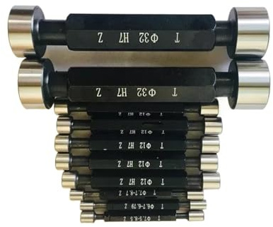 calibro a tampone filettato Calibro a tampone lucido H7 liscio Non passa Misurazione del diametro interno 2-30 mm Strumento for test passo fine(25-H7)
