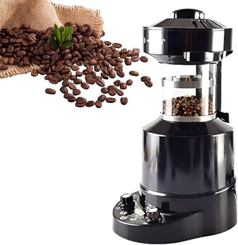 Coffee Roasting Machine, Electric Bean Roaster with Timer and Adjustable Wind Speed for Home Brewing