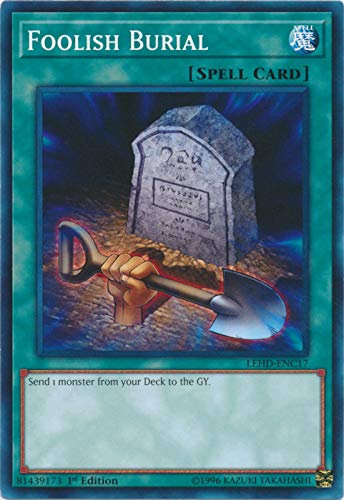 Yu-Gi-Oh!! - Entierro tonto - Lehd-Enc17 - Común - 1ª Edición - Mazos de héroe legendarios - Cubierta de caballeros fantasmas