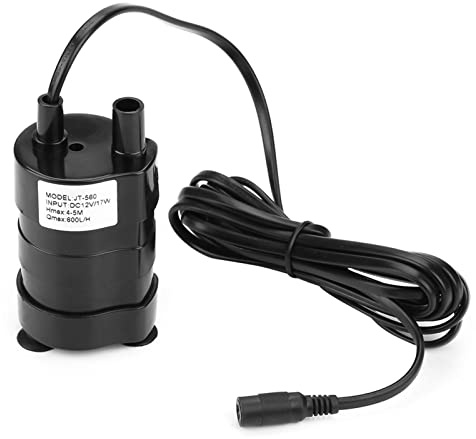DC 12V 600L/H 5M Sumergible Sin Escobillas de Alto Cabezal Hidráulico Bomba de Agua para Riego de Jardines