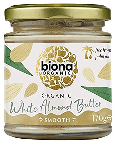 Biona Organic White Almond Butter, 170g