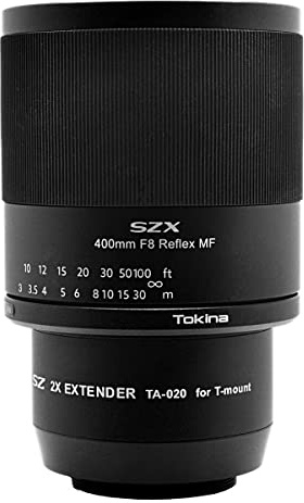 Tokina SZX-400mm + Extender 2X Micro 4/3 Mount, Negro