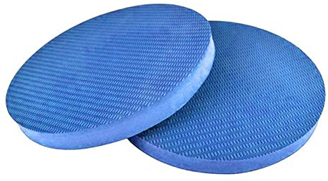 Rund yoga knämatta | knäskydd, vikbar yogamatta för extra stöd för knän, handleder och armbågar, bekväm bärbar träningsmatta för hemträning Abbto