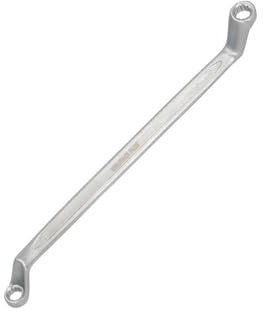 WOLFPACK LINEA PROFESIONAL Llave Estrella Acodada Plus Acero Cromo Vanadio 6x7 DIN 838. Llave Doble Boca Acodada, Llave Fija Estrella Acodada