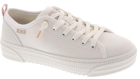 Bobs Copa - Canvas Faux lace up Sneaker with Terry Lining