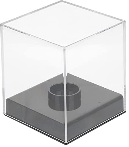 POPETPOP Baseball Vitrine Acryl Klein Transparent Für Sammlerstücke Baseball Displaybox Tischball Vitrine Geschenk