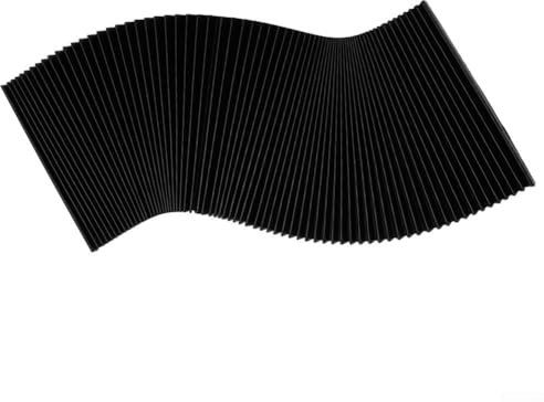 Schützende Akkordeonbalgabdeckung für Fräsmaschine, flexibel (140 mm)