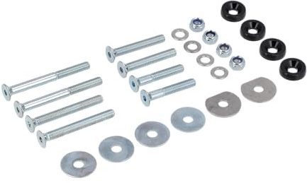 Set: CNC Senkscheiben 24mm für Stoßdämpfer/Federbein, Schwarz - für S51,