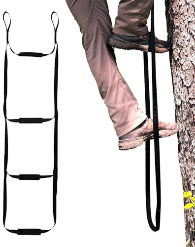 JINGLING di corda per barche, all'arrampicata - portatile per barche in nylon, scaletta da parco giochi multifunzionale pieghevole, strumento per attrezzature per bastoncini da