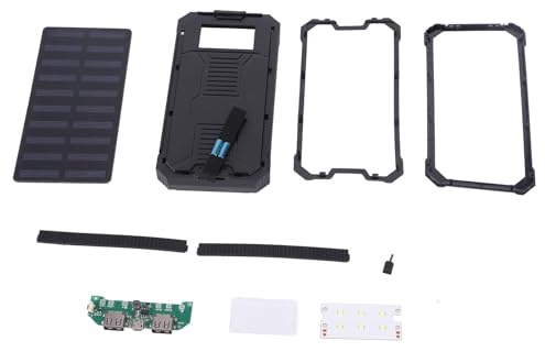 Batería Externa Solar 20000 mAh con Puerto USB Doble Ideal para Carga Portátil de Móviles y Dispositivos en Viajes Actividades al Aire Libre y Deportes