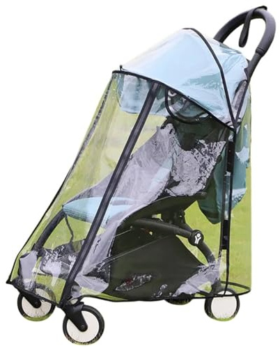 Kinderwagen Regenschutz Transparente Schutzhülle Mit Doppeltem Reißverschluss Schutzhülle Für Freie Sicht