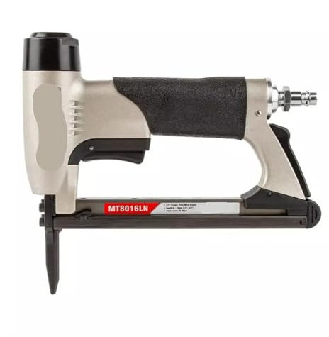 chiodatrice pneumatica. Cucitri Pneumatica For Tappezzeria MT8016 Calibro 21, Corona Da 1/2, Lunghezza Da 1/4 A 5/8, Cucitri Industriale A Filo Sottile, Cucitri Pneumatica .sparachiodi(MT8016LN)