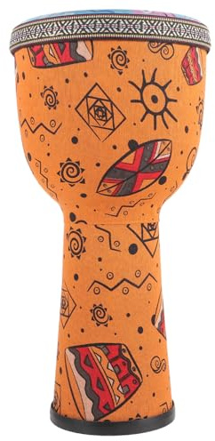 Djembe und 8 Anfänger Erwachsene Zoll für Handtrommel | Pvc, laut Klingend und Leicht zu Spielen, für Bühnenauftritte und Musikunterricht