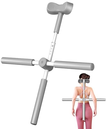 Barra di allineamento per la schiena, per esercizi e allenamento, per yoga, per bodybuilding, fitness, allenamento a casa