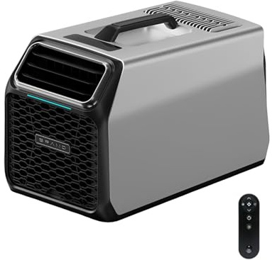 Nuevo aire acondicionado caravana con compresor, aire acondicionado portátil camping 3500 BTU para tienda y uso off-grid, ideal 3–5 m², furgonetas, camiones y cabañas Gray
