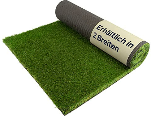 Primaflor Kunstrasen - ROSEMARY 2.0, 4,00m x 4,00m, Verschiedene Größen, 40 mm Hoch, UV-Beständiger, Wasserdurchlässiger, Rasenteppich, Outdoor Bodenbelag, Kunstgras für Garten, Terrasse und Balkon