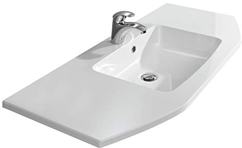 Pelipal - Alika 17 - Mineralmarmor-Waschtisch - 112 cm - weiß
