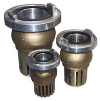 MBS-FIRE® Corbeille à ventouse en laiton Storz B avec clapet anti-retour