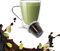 Kickkick Pistacchio Capsule Compatibili Nespresso (50PZ) Made in Italy Cialde di Caffè Aromatizzato Solubile al Gusto di Pistacchio per Macchina da Caffè Nespresso