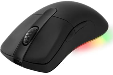 DELTACO GAMING Deltaco Souris Gamer sans Fil Wireless 2,4 GHz, RGB, Programmable, Capteur Optique Pixart 3335, USB, Autonomie 46h, Sensabilité PPP 400-16000, IPS 400, Accélération 40G