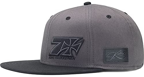 WEST COAST CHOPPERS WCC Cap Kimi Raikkönen Black Label Flatbill Hat Charcoal/Black