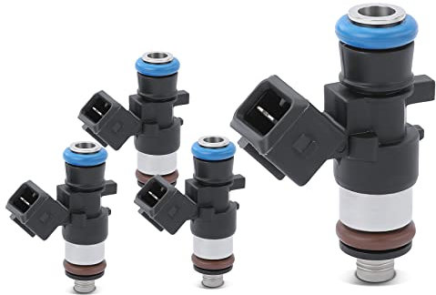 Frankberg Lot de 4 Valves d'Injecteur Compatibles Avec Sandero 1.1L 2008-2015, Clio II BB CB 2003-2015, Kangoo KC0/1 2004-2007 - Remplace #0280158046