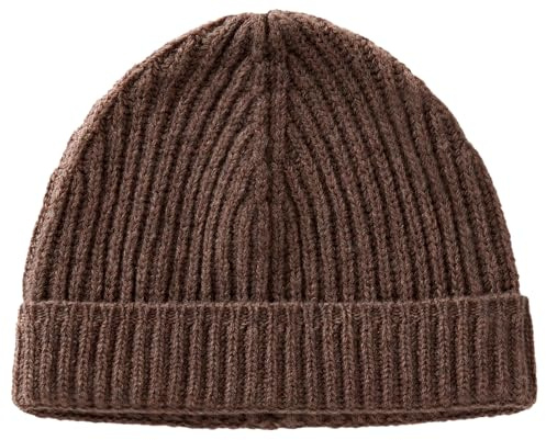 United Colors of Benetton Herren 1302u0724 Beanie-Mütze, braun, 54