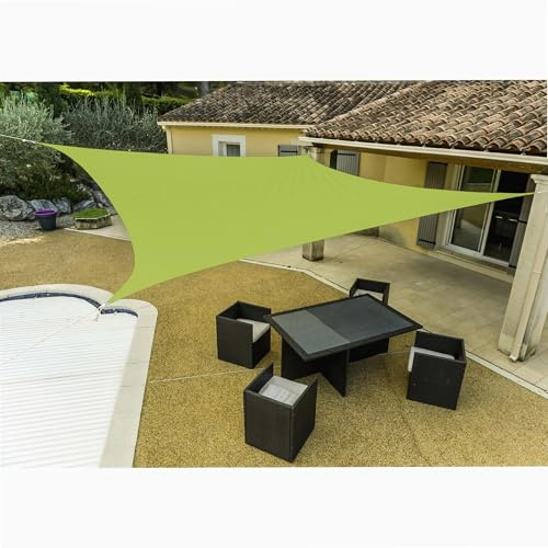 WERKA PRO Voile d'ombrage Verte anis rectangulaire 4 x 5 m