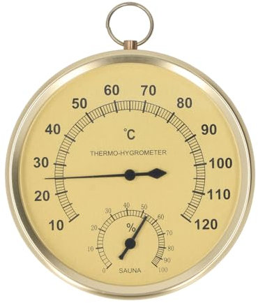 Hygrothermographe De Sauna, Jauge De Température De Sauna, équipement De Mesure De Température D'humidité Extérieure Intérieure Pour Serre De Jardin à la Maison